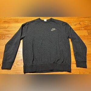 Nike Men's Dark Gray Crewneck Sweater